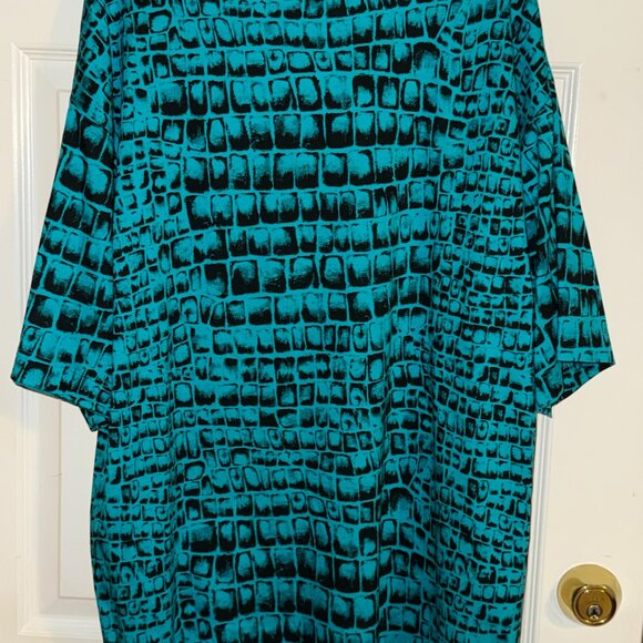 AUTHENTIC MENS VERSACE CROCODILE T-SHIRT MEDIUM OVERSIZED FIT - Picture 5 of 10